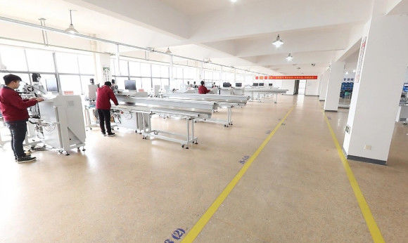 Zhejiang Junquan Automation Co., Ltd. linha de produção do fabricante